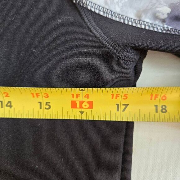 MPG Womens Mock Neck Athletic Warm Up Jacket Black White Medium - Picture 10 of 12